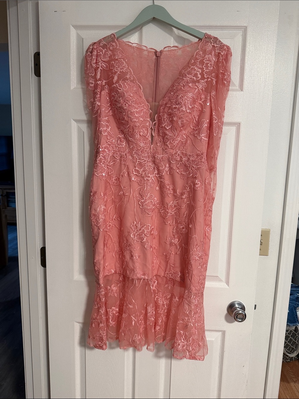 Beautiful mother of the bride dress
Blush color